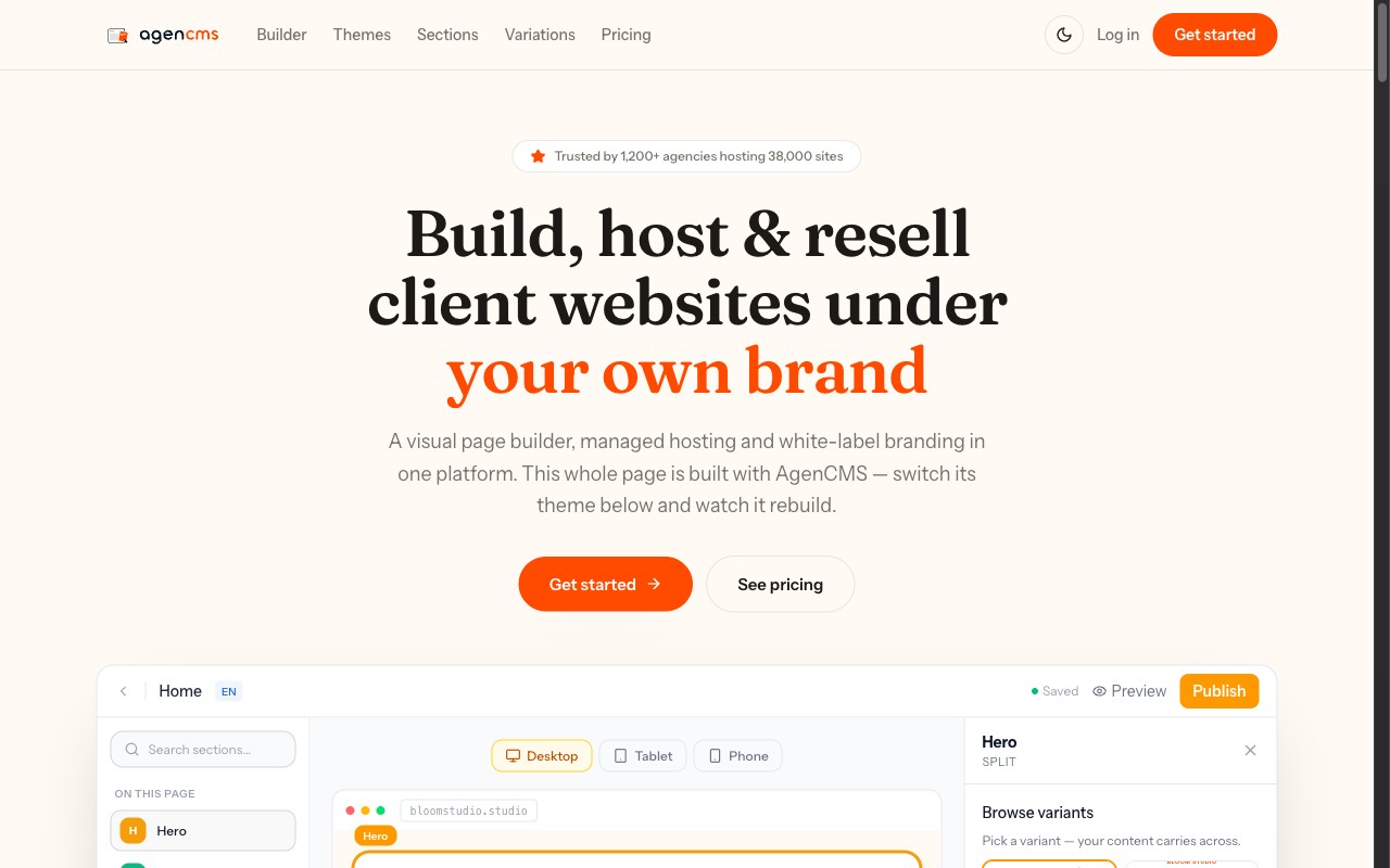 Storefront template